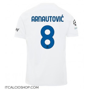 Inter Milan Marko Arnautovic #8 Seconda Maglia 2023-24 Manica Corta